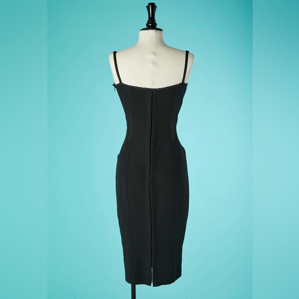 Dolce & Gabbana Abito bodycon bustier black dress sz.38IT